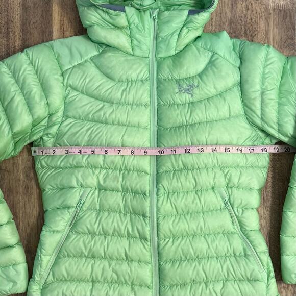 Arc'Teryx Cerium LT Hoody 850-Fill Goose
Down Puff Jacket Green Women’s Medium - Picture 4 of 16